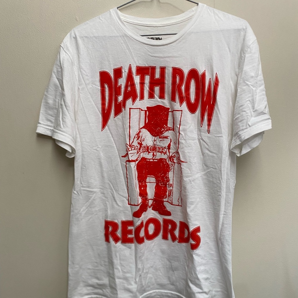 White Death Row Records Men's T-Shirt